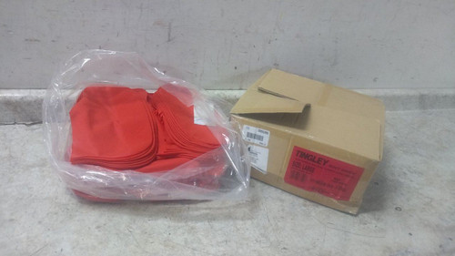 Tingley 6332 100 Pk Size 11 6-5/16 In Booth Height Red Unisex Shoe Cover-64152924