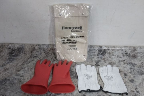 Salisbury GK011R/9 Size 9 11 In Length Red Electrical Glove Kit-49175457