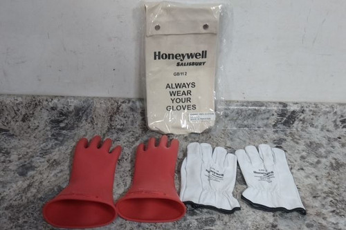 Salisbury GK011R/9 Size 9 11 In Length Red Electrical Glove Kit-77860181