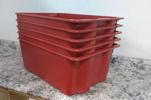 Molded Fiberglass 7806085280 5 Pk 14.96 Gal Storage Cap Stack and Nest Container-53913799