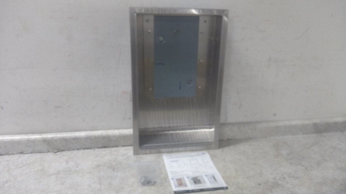 Xlerator 40502 26 In Overall H Silver Stainless Steel Hand Dryer Recess Kit-53543644