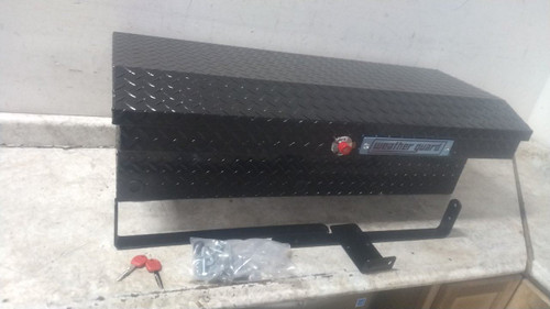 Weather Guard 180-5-04 3 Cu Ft Storage Capacity Black Side-Mount Truck Box-22520932