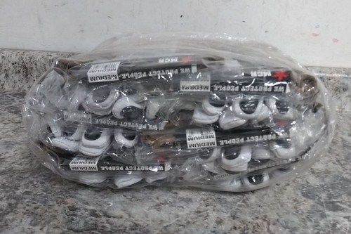 MCR Safety 48406TM 12 Pk Size M / Size 8 Brown/White Leather Gloves-33724264