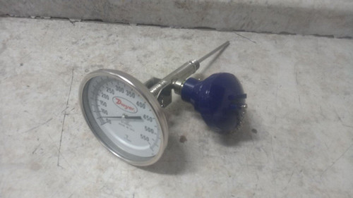 Dwyer BTO56071 50° to 550°F Dial Thermometer With Process Output-91699740