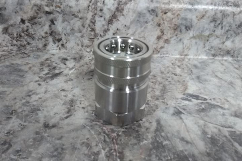 Dixon Valve & Coupling 8VF8-SS 1 In Stainless Steel Valved Coupler-12660504