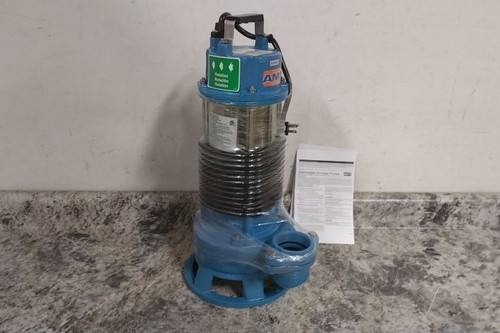 AMT Pumps 5760-95 1 HP 3450 RPM 115VAC 40 Ft Max Head Submersible Pump-41579420