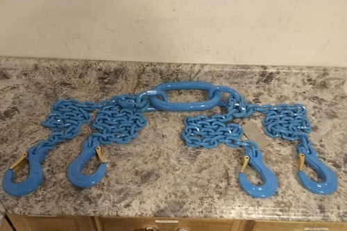 Pewag 10G120QOS/5 5 Ft Length Blue Steel 4 Leg Chain Sling-76659550
