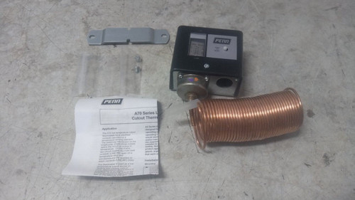 Johnson Controls A70HA-1C 120 to 600VAC Line Volt Mechanical Tstat-58632146