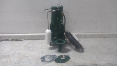 Zoeller M292-G 1/2 HP 3450 RPM 115VAC 40 Ft Max Head Sewage Ejector Pump-99579845