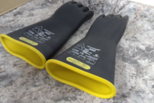 Activarmr RIG216YBSC Size 10-1/2 16 In Length Black Electrical Insulating Gloves-69527421