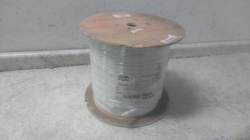 Carol C5785.41.02 1,000 Ft Length 18 AWG White Shielded Coaxial Cable-33829245