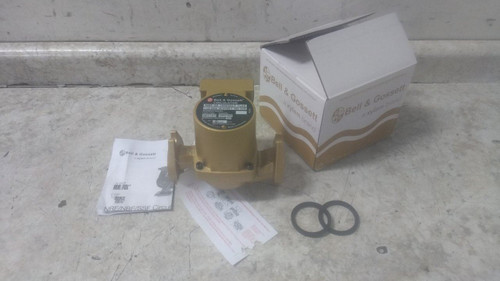 Bell & Gossett 103252LF 1/25 HP 2940 RPM 115VAC Potable Water Circulating Pump-40053690