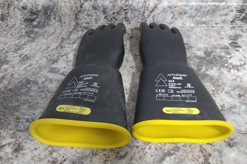 Activarmr RIG216YBBC Size 10-1/2 Class 2 Electrical Insulating Gloves-47863600