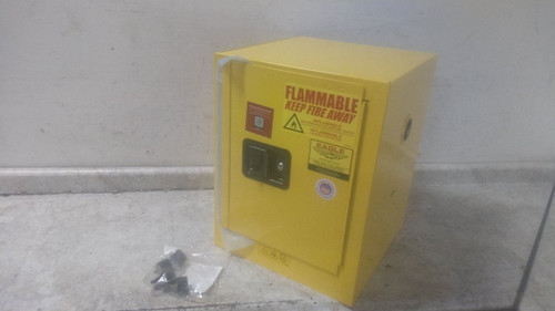 Eagle 1903X 4 Gal Storage Cap Yellow Steel Flammables Safety Cabinet-92200447