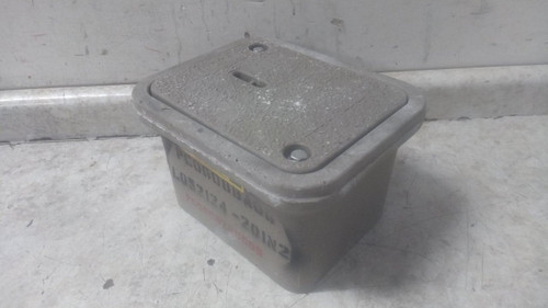 Quazite PC0608Z80009 11 In Overall L Gray Underground Enclosure Assembly-59635244