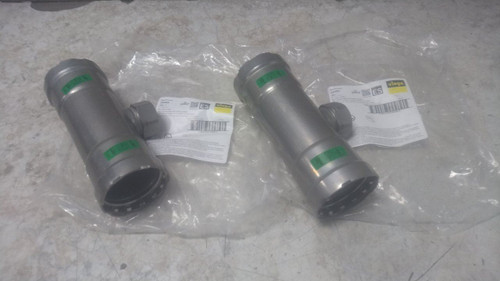 Viega Megapress 25465 2 Pk 2 In Press-Fit Connection 200 Max PSI Tee-51429245