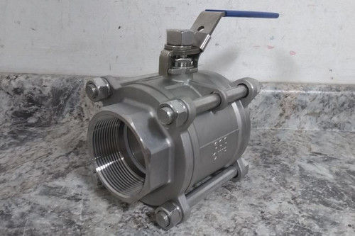 Midwest Control G-S3P1K-300 3 In NPT Connection Manual Two-Way Ball Valve-61944584
