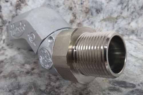 Husky 004860 1 In NPT Inlet 1 In FNPT Outlet Aluminum Hose Swivel-71253334