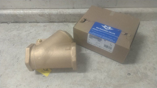 Milwaukee Valve 509Y 3" 3 In FNPT x FNPT Connection Bronze Swing Y Check Valve-38009334