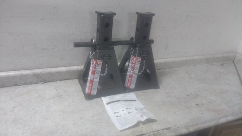 Gray 25TF Stands 2 Pk 25 Ton Load Cap 20 In Max Extended Height Jack Stand-79201936