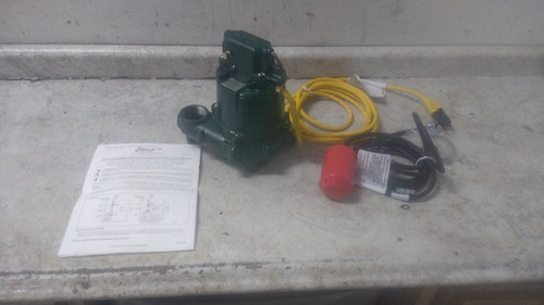 Zoeller 2057-0007 0.3 HP 115VAC 18 Ft Max Head Submersible Sump Pump-10116645