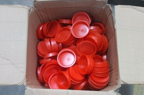 Caplugs T-1050 052801HB 500 Pk 3.88 In Overall Diameter Red Tapered Cap/Plug-67536966