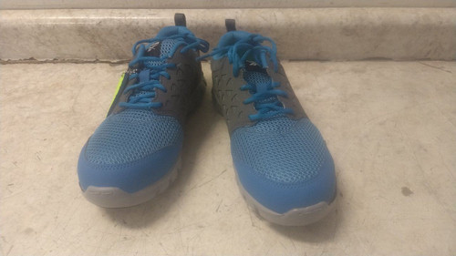 Reebok RB4040 Size 7-1/2 M Men's Blue/Gray Alloy Toe Athletic Style Work Shoe-78533935