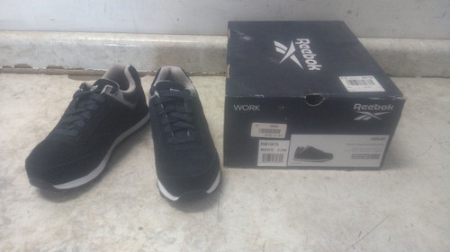 Reebok RB1975 Size 4-1/2 W Men's Steel Toe Navy Blue Retro Jogger Work Shoe-47575138