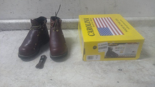 Carolina Shoe 508 Size 4-1/2 D Men's Brown Steel Toe 6-Inch Work Boot-31036603