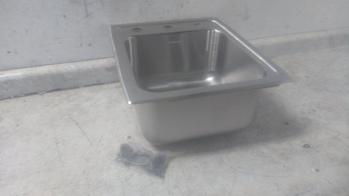 Elkay LR15173 12 In Bowl Length/Width Silver Single Bowl Drop-In Bar Sink-35790812