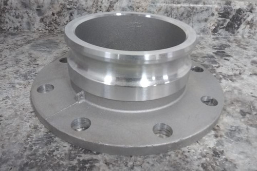 Dixon Valve & Coupling G600-AL-AL 6 In Coupling Size Flange Cam & Groove Adapter-17798684