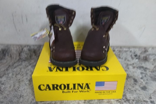 Carolina Shoe 505 Size 4 D Men's Brown Steel Toe 8-Inch Work Boot-93443654