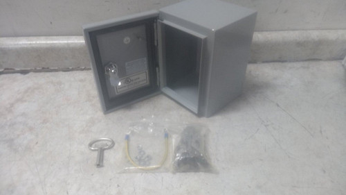 Bud Industries SNB-373 7.87 In Outside H NEMA 4X Galvanized Steel Enclosure-17771365