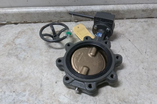 Milwaukee Valve CL323E 6 6 In Pipe Size 200 Max PSI Lug Style Butterfly Valve-83884037