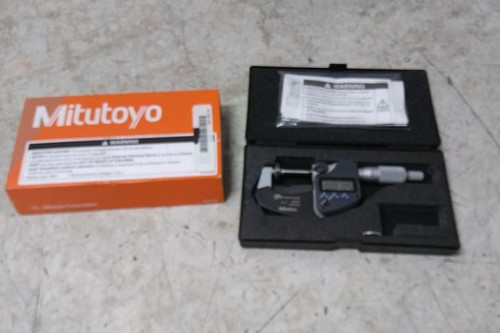 Mitutoyo 323-350-30 0 to 1 In Range LCD Display Digital Disc Micrometer-43434484