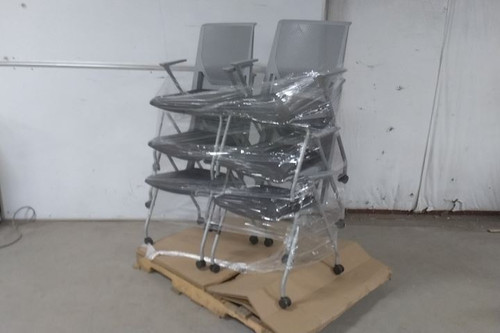 Haworth VERY 6 Pk Fog Color Rolling Chair-16511174