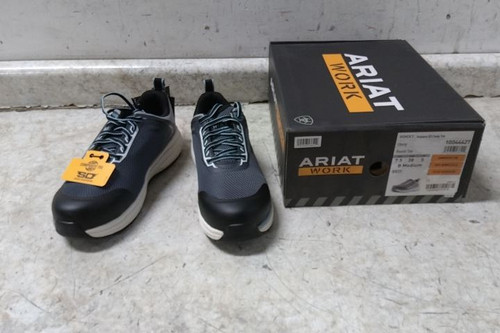 Ariat 10044427 Size 7-1/2 B Women's Gray/Light Blue Athletic Style Work Shoe-93896258