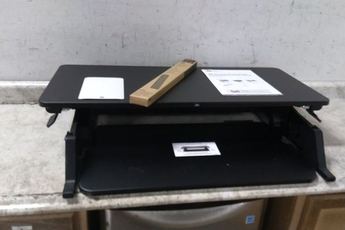 3M SD60B 20 In Max Desktop Height 35 Lb Weight Cap Standing Desk Converter-49490476