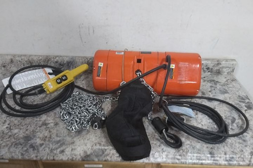 CM Lodestar 3154NH 1/2 HP 230/460VAC 16 FPM 20 Ft L 0.5 Ton Electric Chain Hoist-47279117