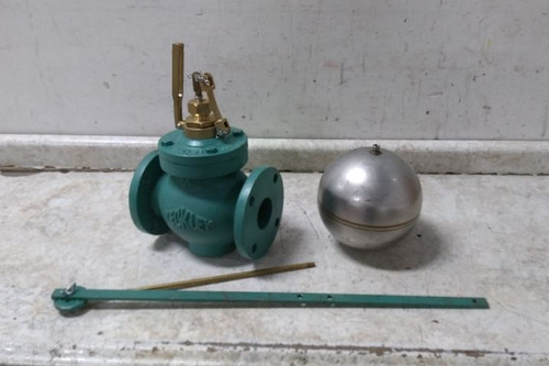 Keckley 21/277FG/IB 2-1/2 In Pipe Size 8 In Float Dia Float Valve Assembly-46193297