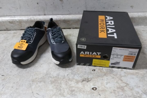 Ariat 10044427 Size 7-1/2 B Women's Gray/Light Blue Athletic Style Work Shoe-25737578