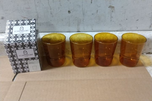 Ichendorf Milano 352.290 4 Pk Amber Drinking Glass-39396491