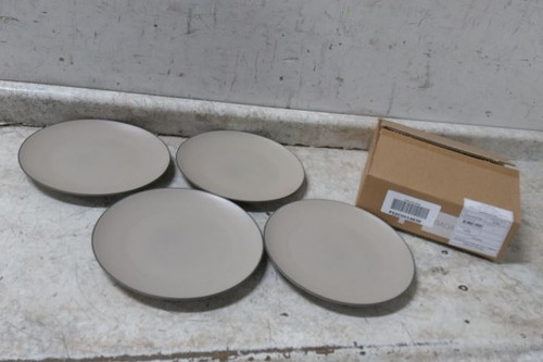 Costa Nova 1COP271E-01722A 4 Pk 10.63 In Dia Stacked Organic Salt Dinner Plate-74529862