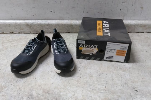 Ariat 10044427 Size 5-1/2 B Women's Gray/Light Blue Athletic Style Work Shoe-18352188