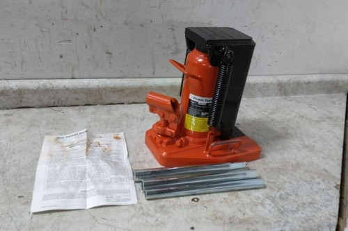 Power Team J106T 10 Ton Load Capacity 18-3/4 In Max Lift Hydraulic Toe Jack-47203152
