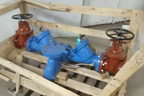 Watts LF909-DNRS-FS 4 In Flange 600 GPM Reduced Pressure Zone Assembly-34701685