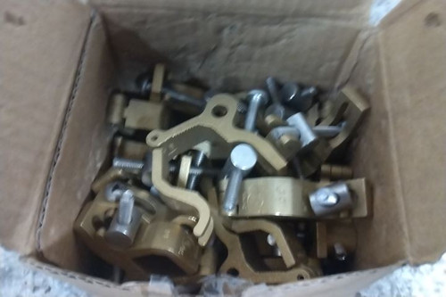 Bridgeport Fittings SDB-1302B 20 Pk 10 AWG to 2 AWG Single Screw Ground Clamp-88542298