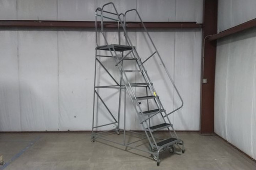 Cotterman 1008R2632A2E20B4C1P6 450 Lb Load Capacity Steel Rolling Ladder-95091708