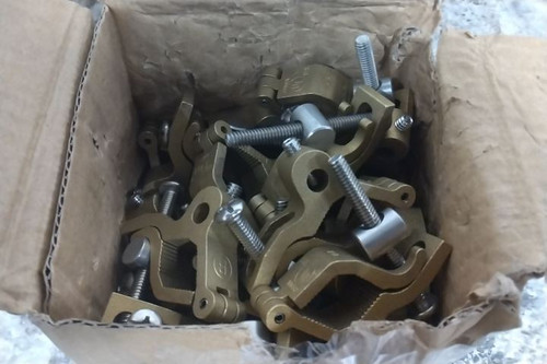 Bridgeport Fittings SDB-1302B 20 Pk 10 AWG to 2 AWG Single Screw Ground Clamp-85454603