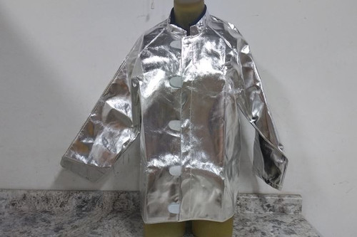 Karewear 706ARCNL Size L 30 In Length 15 Oz Fabric Weight Aluminized Jacket-82049269